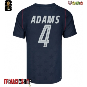 Stati Uniti Tyler Adams #4 Seconda Maglia Mondiali 2026 Manica Corta